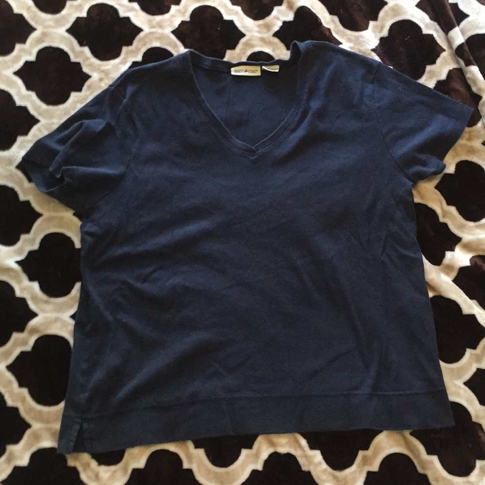 Navy blue v-neck XL top by White Stag